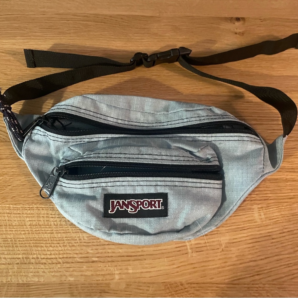 Made In USA Jansport Fanny pack blue